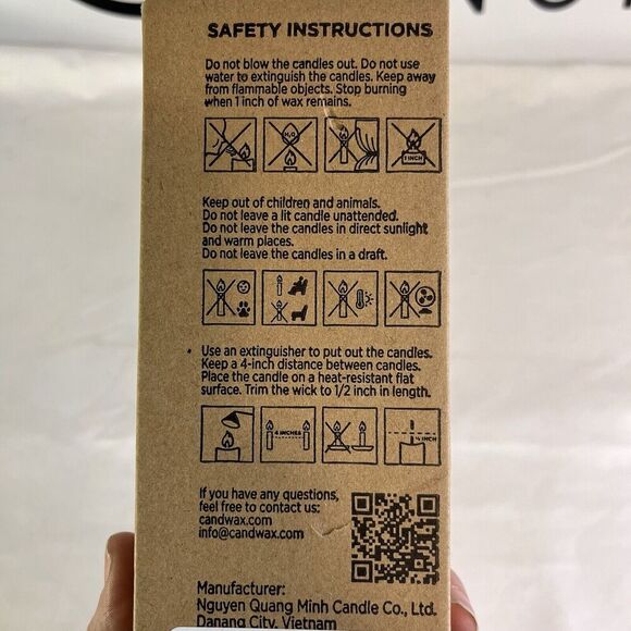 Set Of 4 Yellow Tapered Candles 10 Inch - Picture 3 of 3